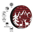 thumbnail image 4 of Kdxio Spare Tire Cover for RV Trailer, Waterproof Wheel Cover,Camper Spare Tire Cover Fit for Rv SUV Truck Travel Trailer 17 inch-Christmas Buffalo Plaid, 4 of 8