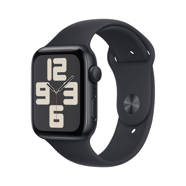 Open Box - Apple Watch SE 2nd Gen (GPS) 44mm Midnight Aluminum Case with Midnight Sport Band - Medium / Large