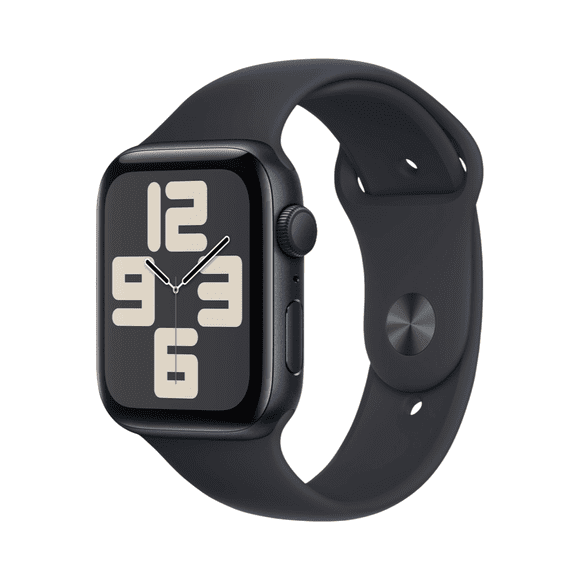 Open Box - Apple Watch SE 2nd Gen (GPS) 44mm Midnight Aluminum Case with Midnight Sport Band - Medium / Large