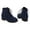 Blue, variant on Munlar Women's Low-Heeled Mid Calf Boots-Warm Non Slip Girls Boots Size 13 Snow Walking Shoes Women Christmas Womens Winter Boots Clearance
