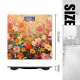 thumbnail image 2 of High Precision Body Weight Scale Smart Bathroom Scales with Large LCD Display(400lbs),Decorative for Bedroom-Wildflowers In Full Bloom With Petals Of Various Colors And Shapes, 2 of 4