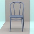 thumbnail image 6 of Luxury Commercial Living 33.5" Gray Stackable Patio Armless Dining Chair, 6 of 8