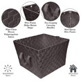 thumbnail image 3 of Kennedy International Large - Bac de Rangement - Chocolat, 3 of 5