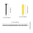 thumbnail image 2 of UPGRATOR 1 De Tornillos Con Anclajes Para Paredes Que Incluye Broca Diamantada Y Clavos Para Yeso, 2 of 6