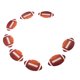 thumbnail image 1 of KAKOWELY banderines colgantes de cumpleaños de fútbol con forma de rugby para decoración de fiestas de cumpleaños y fiestas temáticas de fútbol., 1 of 5