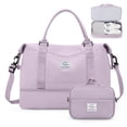 thumbnail image 1 of Bolsa de fin de semana SYCNB para mujer con compartimento para zapatos y neceser, 1 of 8