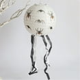 thumbnail image 2 of Halloween Paper Lanterns with Fluttering Ribbon, Hanging Spider Skeleton Pumpkin for Halloween Party Decor, Indoor & Outdoor Spooky Home Decor, 13.7 Inches, 2 of 5