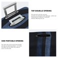 thumbnail image 6 of Multi-Size Suitcase Protective Cover Full Range Double Stitching Invisible Zipper For Travel Business Darkblue Stripe_1 X-Large, 6 of 8