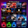 thumbnail image 4 of Neewer RGB Led Video Light, RGB61 360° Full Color Camera Light with 3 Cold Shoe and Diffuser, CRI 97+, 20 Scene Modes, 2500K~8500K, 2000mAh Rechargeable Battery for Gaming/YouTube/Vlog/Photography, 4 of 8