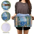 thumbnail image 3 of Yayeee 2 Pack Canvas Storage Basket with Handles for Shelves Fabric Bins Closet Organizer, Sea Window, 3 of 8