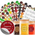 thumbnail image 1 of Spice Labels Book Art Secret 672 codificado por colores a prueba de agua, 1 of 9