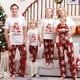 thumbnail image 2 of Merry Xmas Family Matching Outfits Deer Print Short Sleeve Top+Long Pants Pajamas Set Adult Kids Sleepwear Baby Romper Xmas Look, 2 of 4