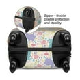 thumbnail image 3 of Goofa Flower Color Rabbit Pattern Luggage Covers For Suitcase,Suitcase Cover Protector Fit 18-32 Inch Luggage-X-Large, 3 of 9