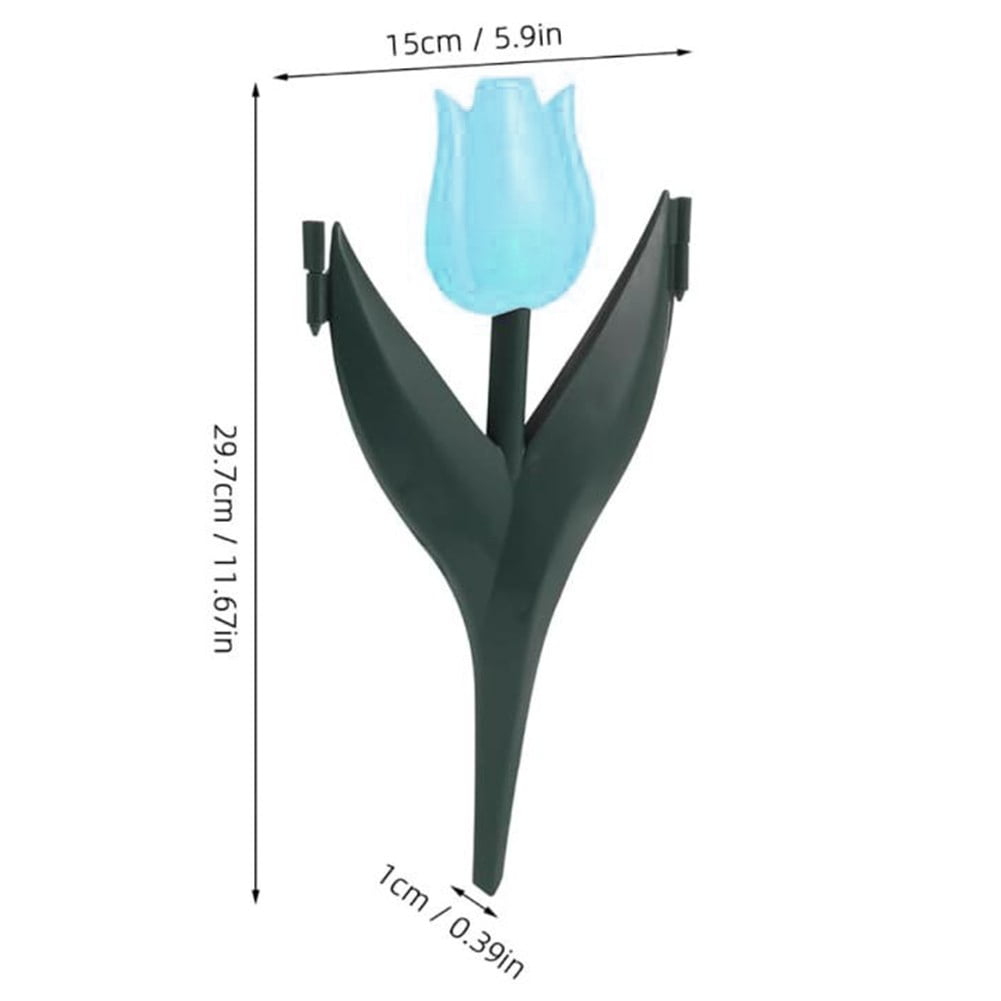 SPRING 12Pcs Plastic Tulip Garden Fence For Outdoor Landscape Edging Decoration
