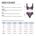 thumbnail image 4 of Kdxio Halloween Sweet Candy Print Women's 2 Piece High Waisted Wrap Spaghetti Strap Summer Swimsuit Bikini Set-, 4 of 7