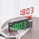 thumbnail image 2 of Reloj de Proyección Digital LED Espejo Rotación de 180° Pantalla Grande Fecha Hora Temperatura Reloj Despertador Electrónico para Dormitorio-B, 2 of 5