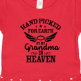 thumbnail image 3 of Inktastic Handpicked for Earth By My Grandma in Heaven Angel Wings Gift Baby Girl Dress, 3 of 4