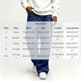 thumbnail image 3 of Cmfcve Hip Hop Baggy Jeans for Men Casual Wide Leg Denim Pants, 3 of 8