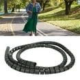 thumbnail image 4 of Electric Scooter Spiral Cable Wrap, 360 Degree Wrap Cuttable PVC Flexible Electric Scooter Brake Line Protector Elastic Black  For Protection, 4 of 8