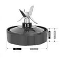 thumbnail image 4 of Ruiboury 7 Fins Extractor Blades Replacement Part Bottom Blade for Nutri Ninja Auto iQ Juicer 1000W, 4 of 9