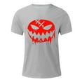 thumbnail image 4 of Blusas y camisas de manga corta y cuello redondo para hombre. Blusas/camisetas de manga corta con cuello redondo y estampado de Halloween para hombre. Blusa para hombre., 4 of 4