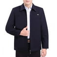 thumbnail image 5 of Dagugfen Mens Jacket Workwear Zipper up Loose Warm Outwear Casual Officewear Dinner Party Prom Jacket, 5 of 8