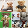 thumbnail image 4 of 100 Sets Safety Eyes with Eyelid Buckles Craft Eyes Stuffed Animal Eyes Crochet Eyes with Washers Plastic Felt Eyes for Amigurumi Puppet Teddy Bear Crochet Plush Animal Making DIY, 4 of 9
