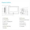 thumbnail image 1 of Tuya 1080P WiFi Timbre de Puerta Cámara para Smart Life Timbre Electrónico Inalámbrico PIR Detector de Movimiento, 1 of 5