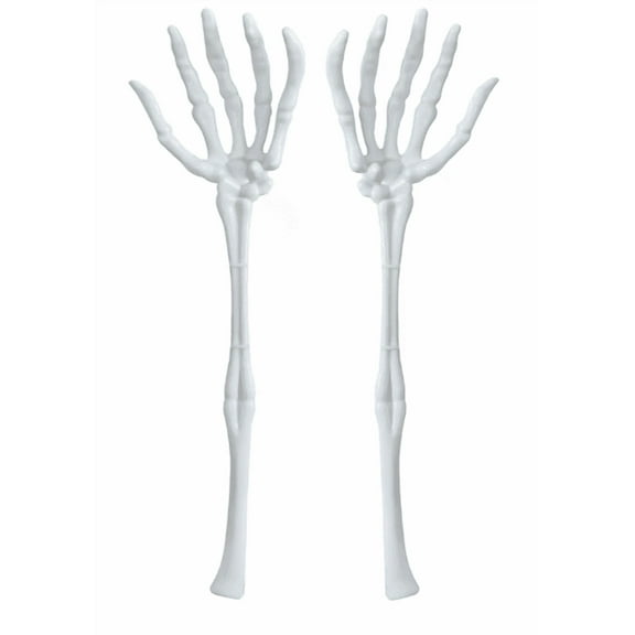 1 PAIR  Skeleton Hand Serving Tongs, Halloween Party Utensils