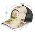 thumbnail image 2 of Disketp Frogs Print Trucker Hat Men Women - Mesh Baseball SnapBack Cap, 2 of 7