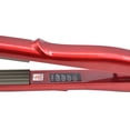 thumbnail image 4 of Pro Hair Crimper Plancha de pelo de cerámica con ondas pequeñas, plancha de pelo corrugada, plancha corrugada para mujeres y niñas, pelo corto y largo, voluminizador, peinado esponjoso (rojo), 4 of 5