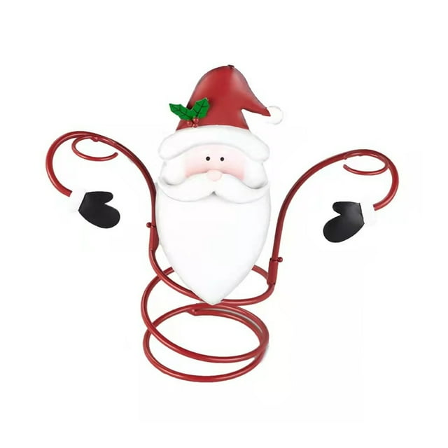 Inteprter Soportes de vidrio para botellas de vino fáciles de limpiar con accesorios funcionales duraderos con tema navideño regalos Almacenamiento y organización del hogar sombrero rojo
