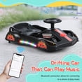 thumbnail image 5 of fukursul 360 Degree Electric Drift Go Kart with Brushless Motor, High/Low Speed, LED Lights, Music, 3-Speed Adjustable, 5 of 8