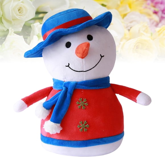 IFANLANDOR Snowman Soft Toy Plush Toy Multi Kids Stuffed Animals Holiday 1Pack