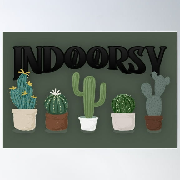 Indoorsy Poster Wall Art, Modern Wall Decor For Living Room Bedroom, 8x12 UNFRAMED