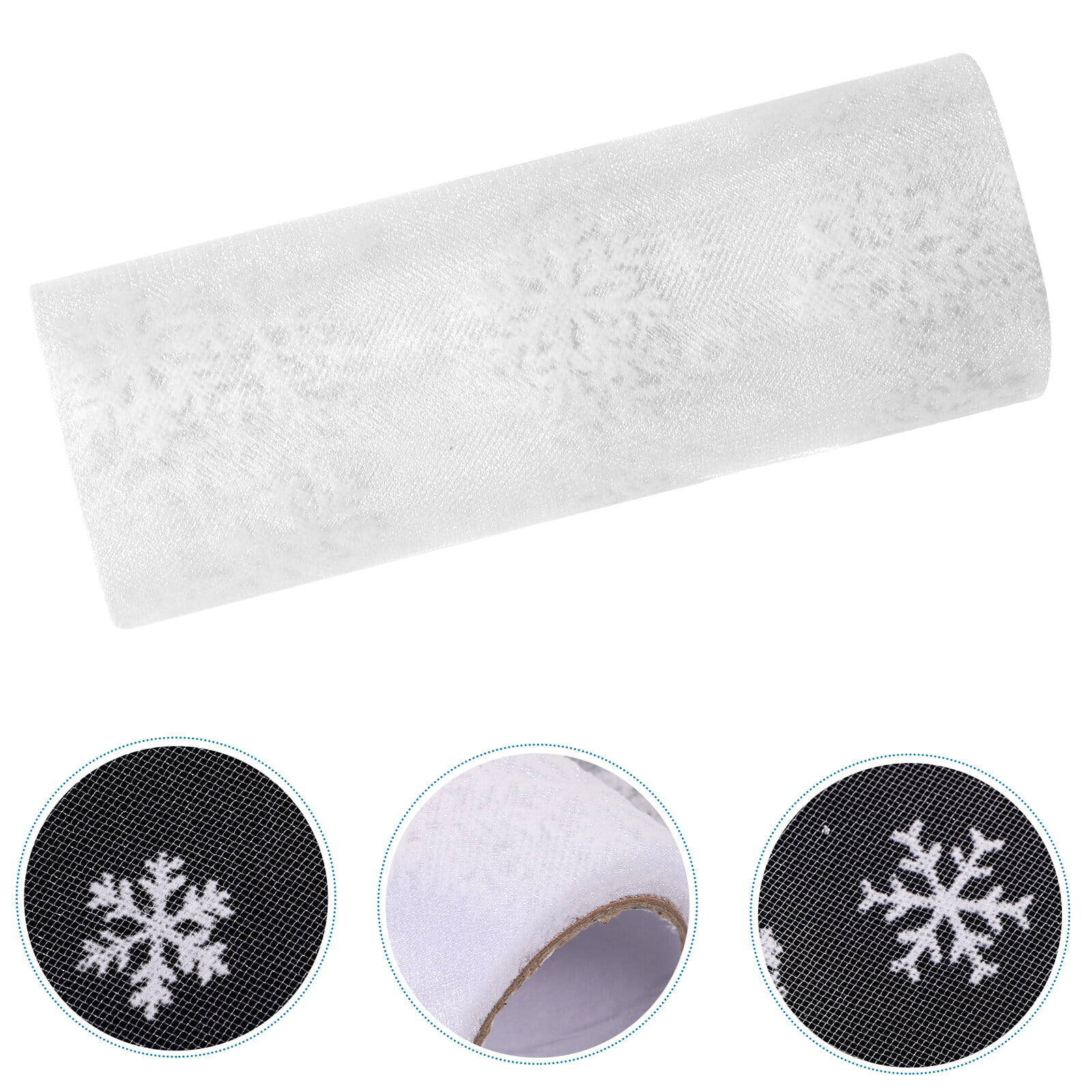 Snowflake Tulle Roll( /10yards) Christmas Tulle Fabric - Temu