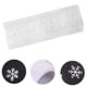 thumbnail image 4 of 1 rollo navideño copo de nieve tul brillo brillo de organza una cinta de copos de nieve para decoración de navidad decoración de la fiesta de envoltura de regalos, 4 of 5
