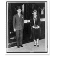 thumbnail image 2 of Historic Framed Print, The Royal Japanese newlyweds. Prince and Princess Chichibu leave for Tokyo to pray at the tomb of their ancestors, 17-7/8" x 21-7/8", 2 of 9