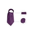 thumbnail image 2 of CORBATAS DE POLKA CHIC INSPIRADORAS para el Día del Padre, Cravat de Lazo Auto-ataque, Bufanda, Pañuelo Ascot, Color Púrpura, Talla Única, 2 of 5