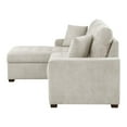 thumbnail image 5 of Lexicon Waitsfield 2-Piece Textured Sectional with Left Chaise in Sand, 5 of 9