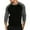 Black, variant on WREESH Mens Color Block Patchwork Raglan Sleeve T Shirt Long Sleeve Crew Neck Top Casual Workout Undershirt Black