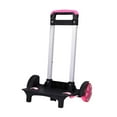 thumbnail image 4 of Backpack Trolley Hand Truck Rolling Cart Aluminum Alloy Adjustable Lightweight Design for School Travel Kids, 4 of 9