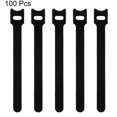 thumbnail image 2 of Visland 100Pcs Cable Management Belt Anti-tangle Fastener Tape Nylon Cable Straps Wire Ties Cable Management Home Supply, 2 of 9