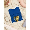 thumbnail image 3 of Heart Love Lovebug Gold Shaped T-Shirt Women -Image by Shutterstock, Female Small, 3 of 4