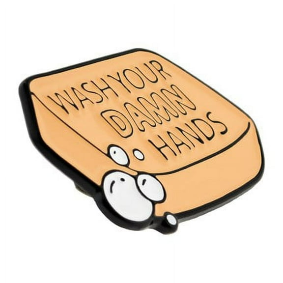 PinMart Wash Your Hands Lapel Pin Button Pins, 25-Piece