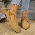 thumbnail image 4 of Brown Ladies' Cultural Flats With Pointed Toe, Comfortable For Everyday And Special Occasions, 4 of 9
