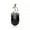 Black Agate, variant on Natural Amethyst Rose Quartz Stone Moon Pendant Energy Reiki Healing Amulet-Amethyst
