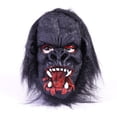 thumbnail image 2 of SUNSIOM Visage de Gorille d'Halloween, Visage d'Animal Réaliste Cosplay pour Fête de Rôle, 2 of 6