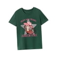 thumbnail image 1 of Camiseta básica para mujer, ropa de calle, cuello redondo, para deportes de playa, Camping L, 1 of 8