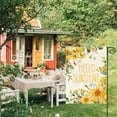 thumbnail image 2 of Hello Sunshine Spring Summer Garden Flag 12x18 Inch Double Sided Outside, Yellow Floral Seasonal Yard Outdoor Flag, 2 of 6